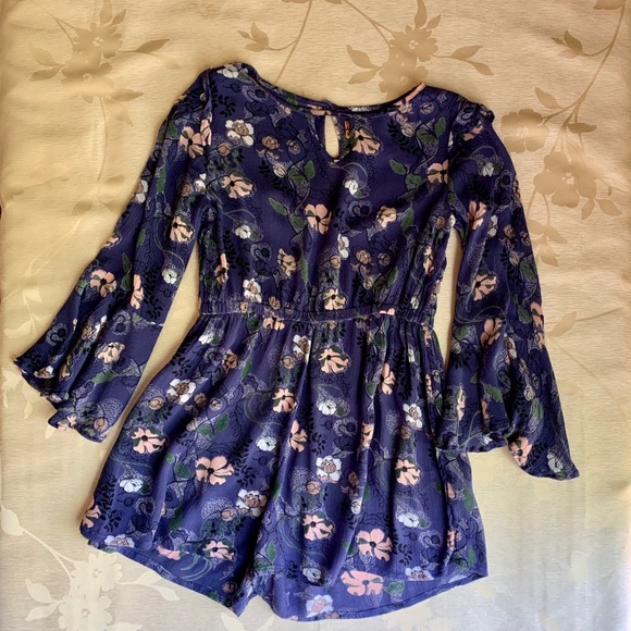 GEORGEOUS Blue Romper by Harper Canyon - Picture 3 of 13